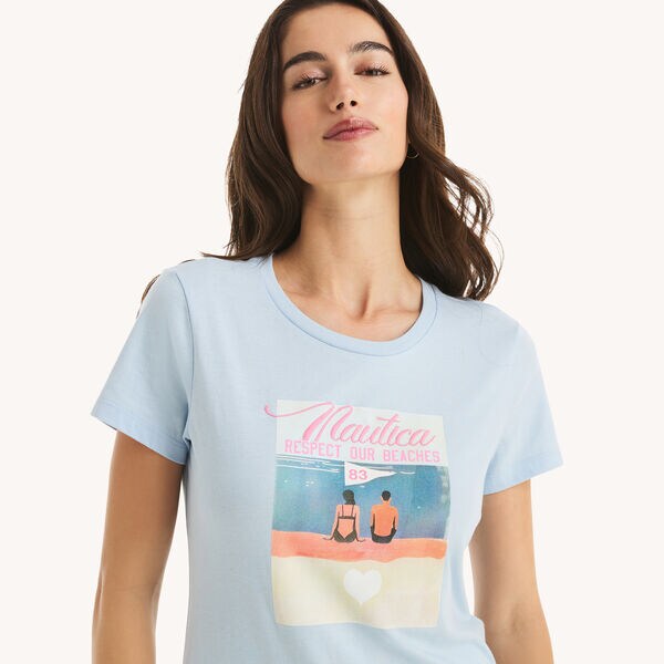Respect Our Beaches Graphic T-Shirt