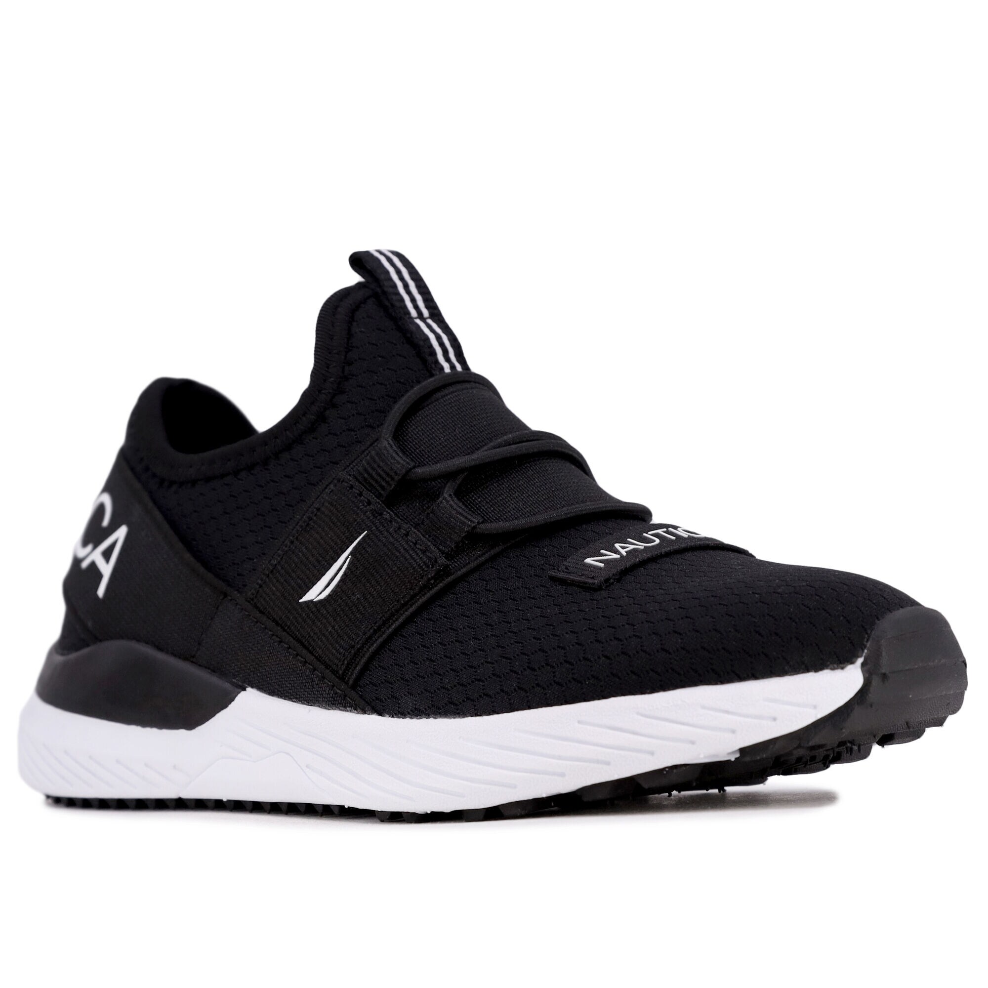 BOYS' BRAND ICON SLIP-ON SNEAKER,Black,large