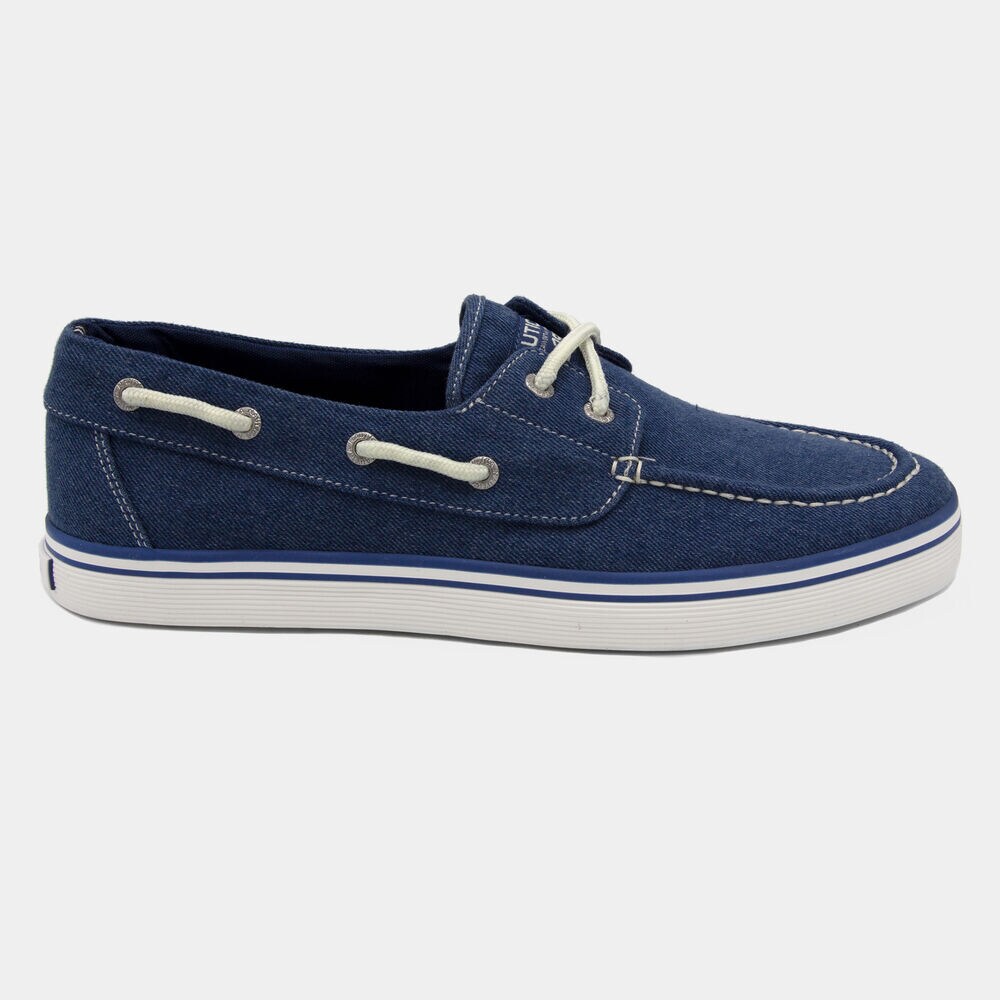 Galley Boat Shoe in Blue Denim,Blue Wash,large