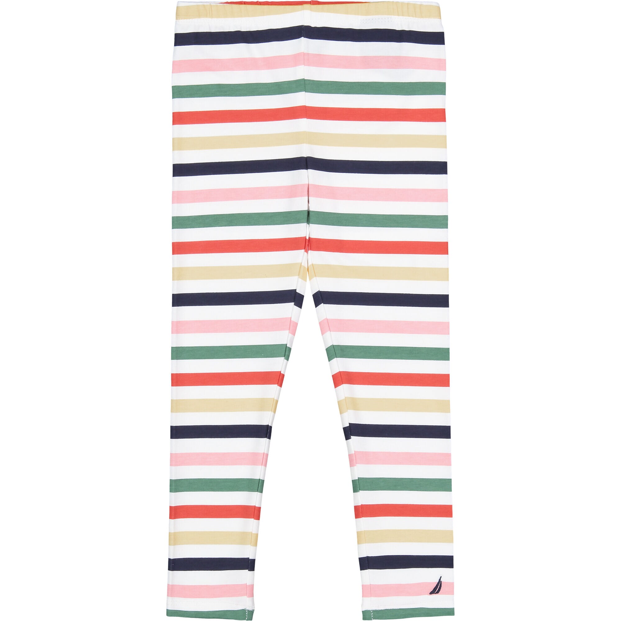 LITTLE GIRLS' STRIPED LEGGING (4-6x),White,large