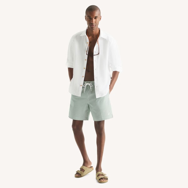 7" Seersucker Quick-Dry Swim