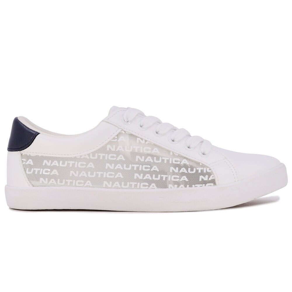 LOGO LACE-UP SNEAKER,Antique White Wash,large
