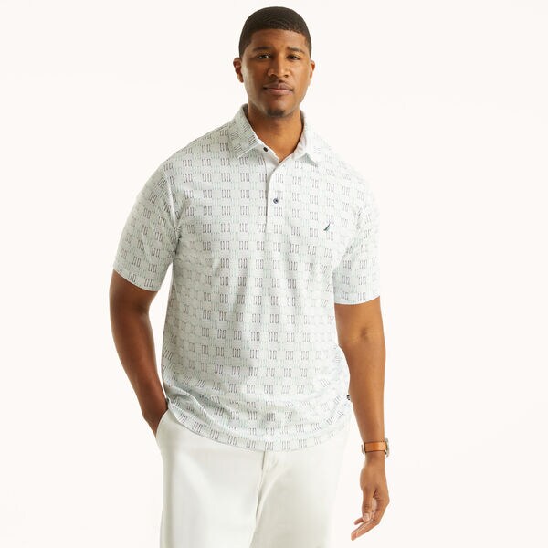 Big & Tall Classic Fit Golf Print Polo