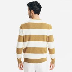 SUSTAINABLY CRAFTED STRIPED SWEATER,ALL SPICE,large