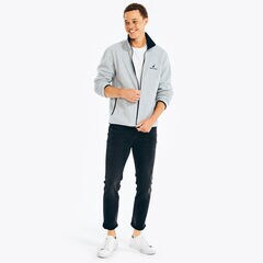 FULL-ZIP NAUTEX FLEECE,Grey Heather,large