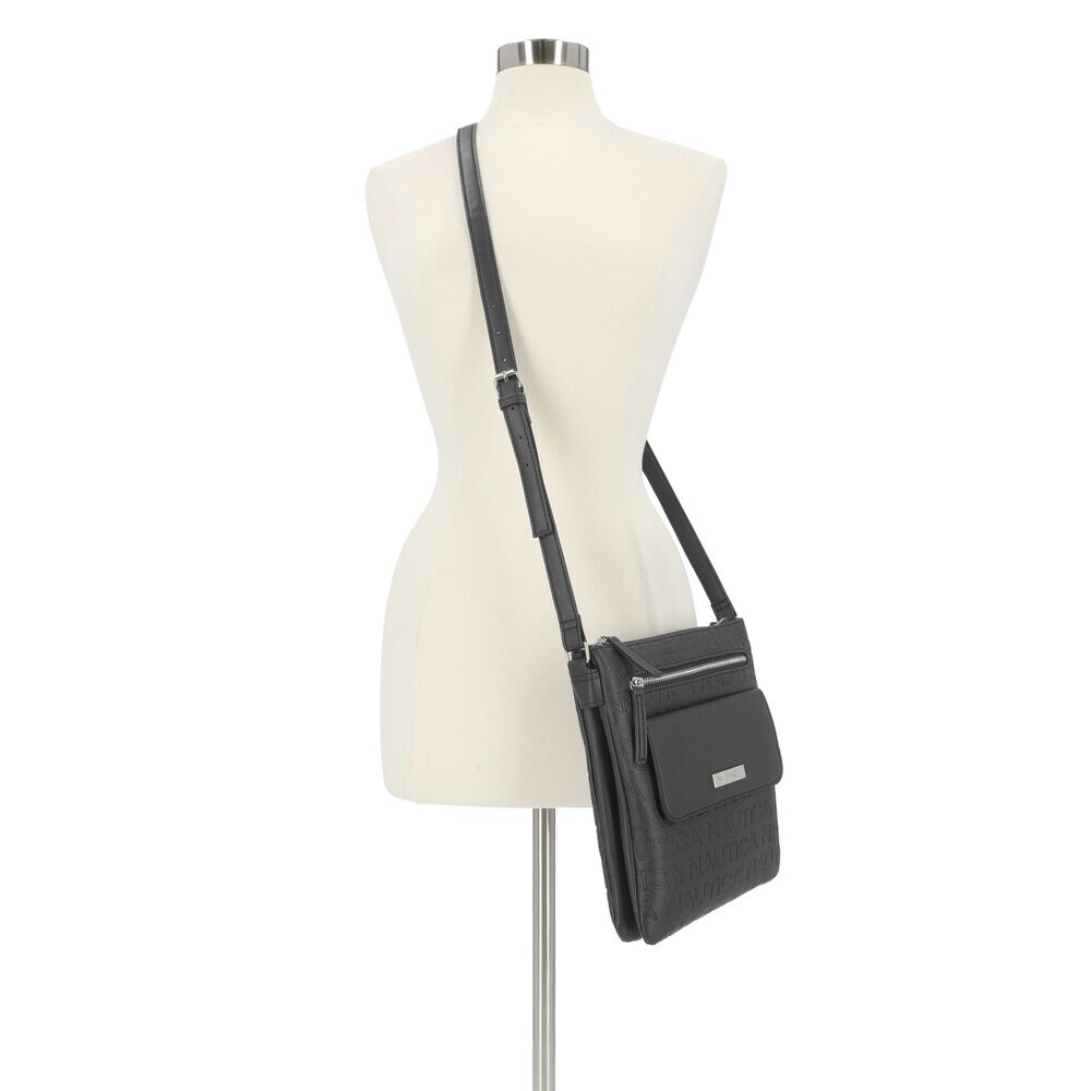 DELRAY KEY LARGO CROSSBODY BAG,Black,large