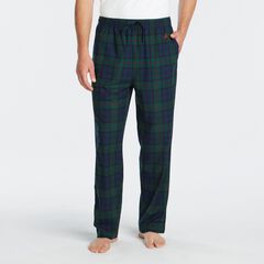 PLAID FLEECE SLEEP PANT,Kelp Seas,large