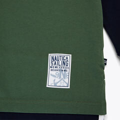 BIG & TALL RUGBY POLO SHIRT,Navy,large