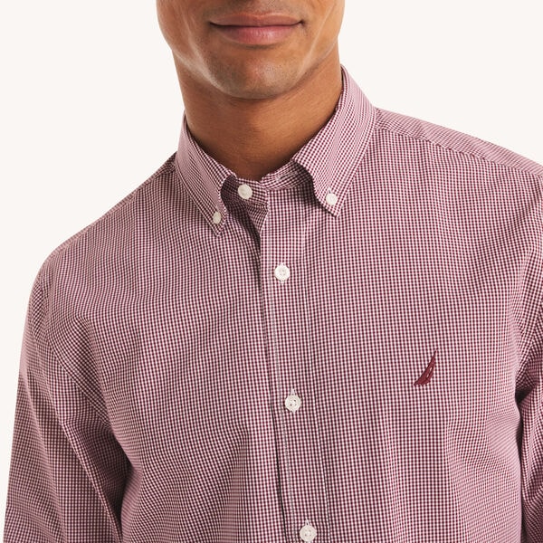 Classic Fit Wrinkle-Resistant Plaid Shirt