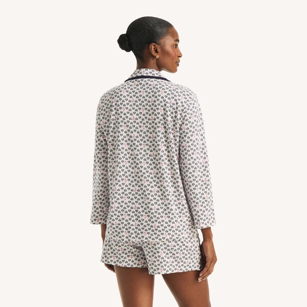 Anchor Print Boxer Pajama Set