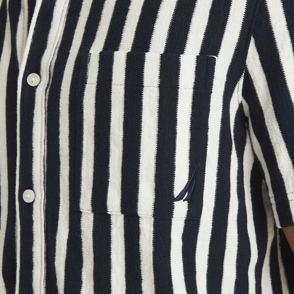 Striped Button-Down Shirt