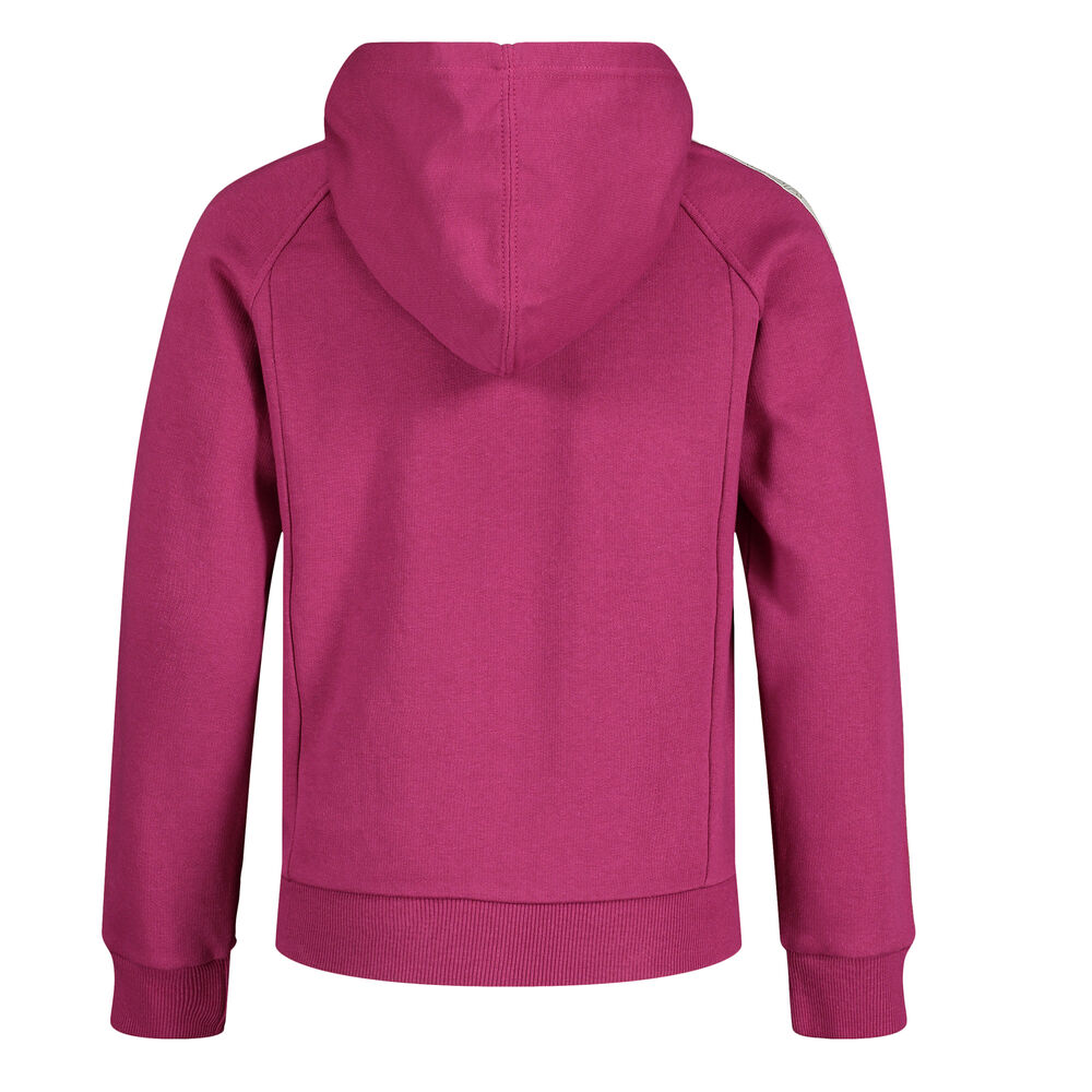 LITTLE GIRLS' SIDE-STRIPE FULL-ZIP HOODIE (4-6x),Dusty Pink,large
