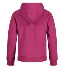 LITTLE GIRLS' SIDE-STRIPE FULL-ZIP HOODIE (4-6x),Dusty Pink,large