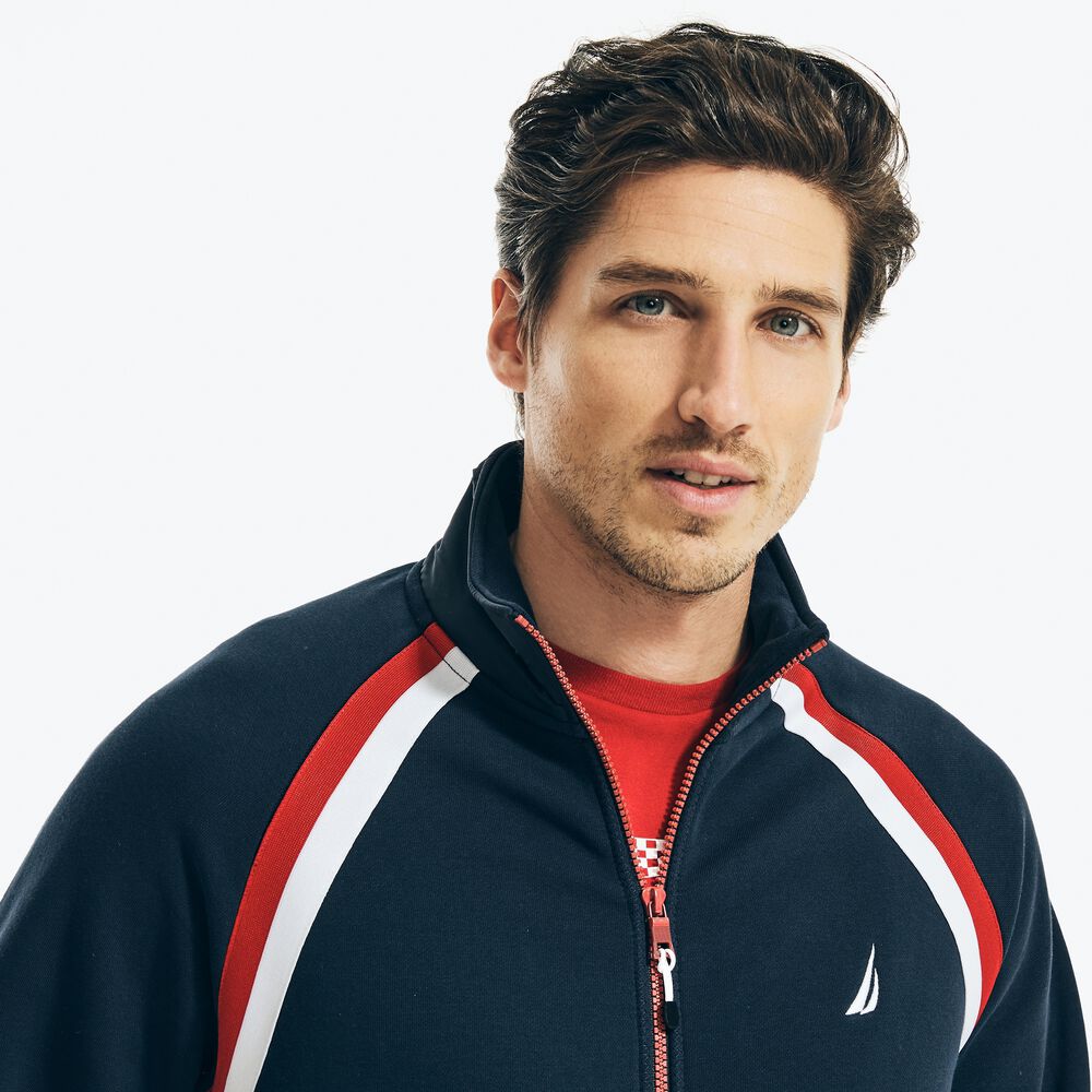 HERITAGE FULL-ZIP SWEATSHIRT,Navy,large