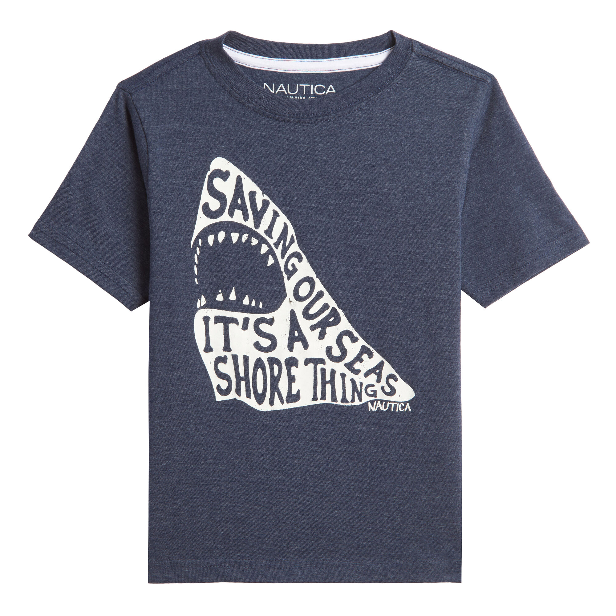 TODDLER BOYS' SHARK GRAPHIC T-SHIRT (2T-4T),Oyster Bay Blue,large