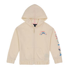 LITTLE GIRLS' SUNSET HOODIE (4-6x),White Cap,large
