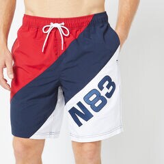 8" N83 COLORBLOCK QUICK-DRY SWIM,Navy,large