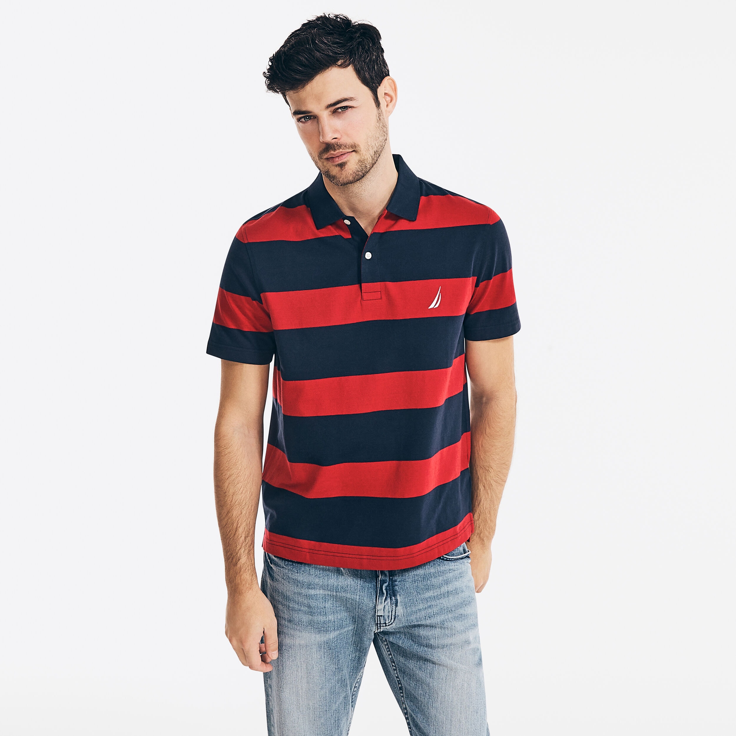nautica 100 polyester polo