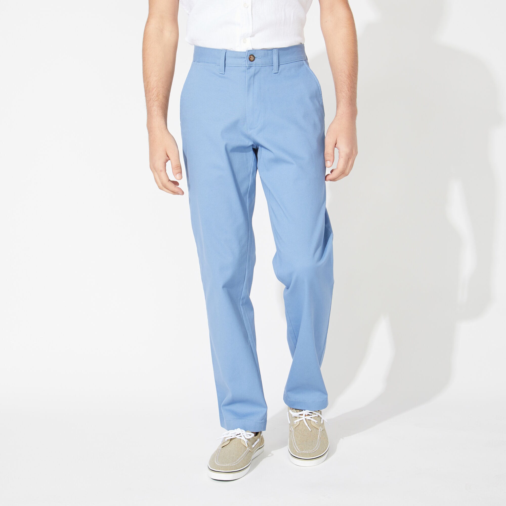 Wrinkle-Resistant Classic Fit Deck Pant,Rolling River Wash,large