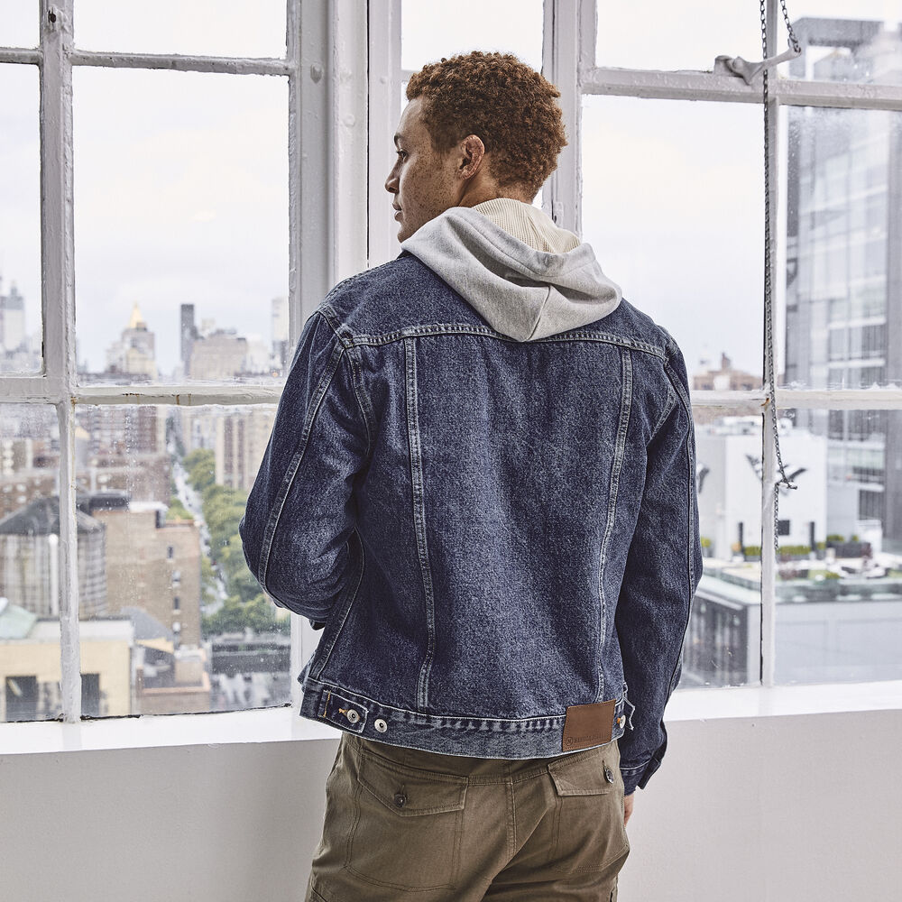 NAUTICA X URBAN NECESSITIES DENIM JACKET,Dream Blue,large