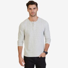 Long Sleeve Henley,Antiquity Tan,large