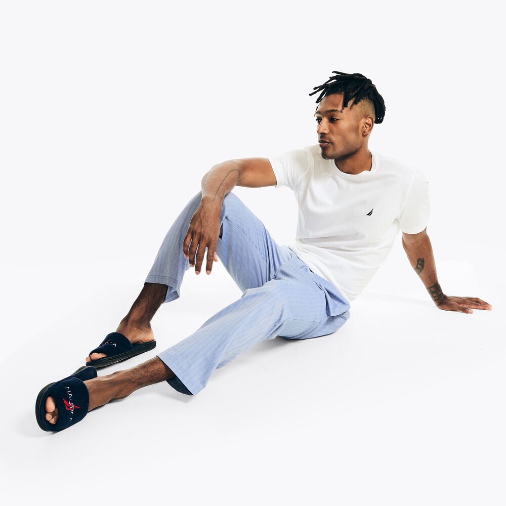 Herringbone Pajama Pant,Estate Blue,large