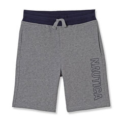 Little Boys' Logan Pull-On Shorts (4-7),Gunmetal Grey,large