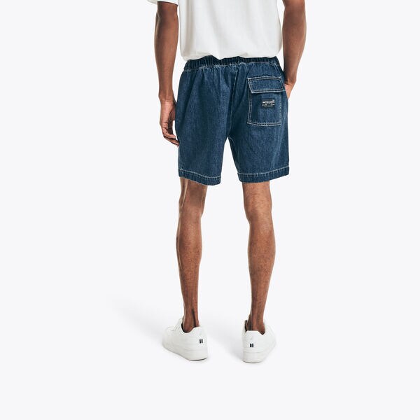 NAUTICA JEANS CO. 7" RELAXED FIT PULL-ON DENIM SHORT