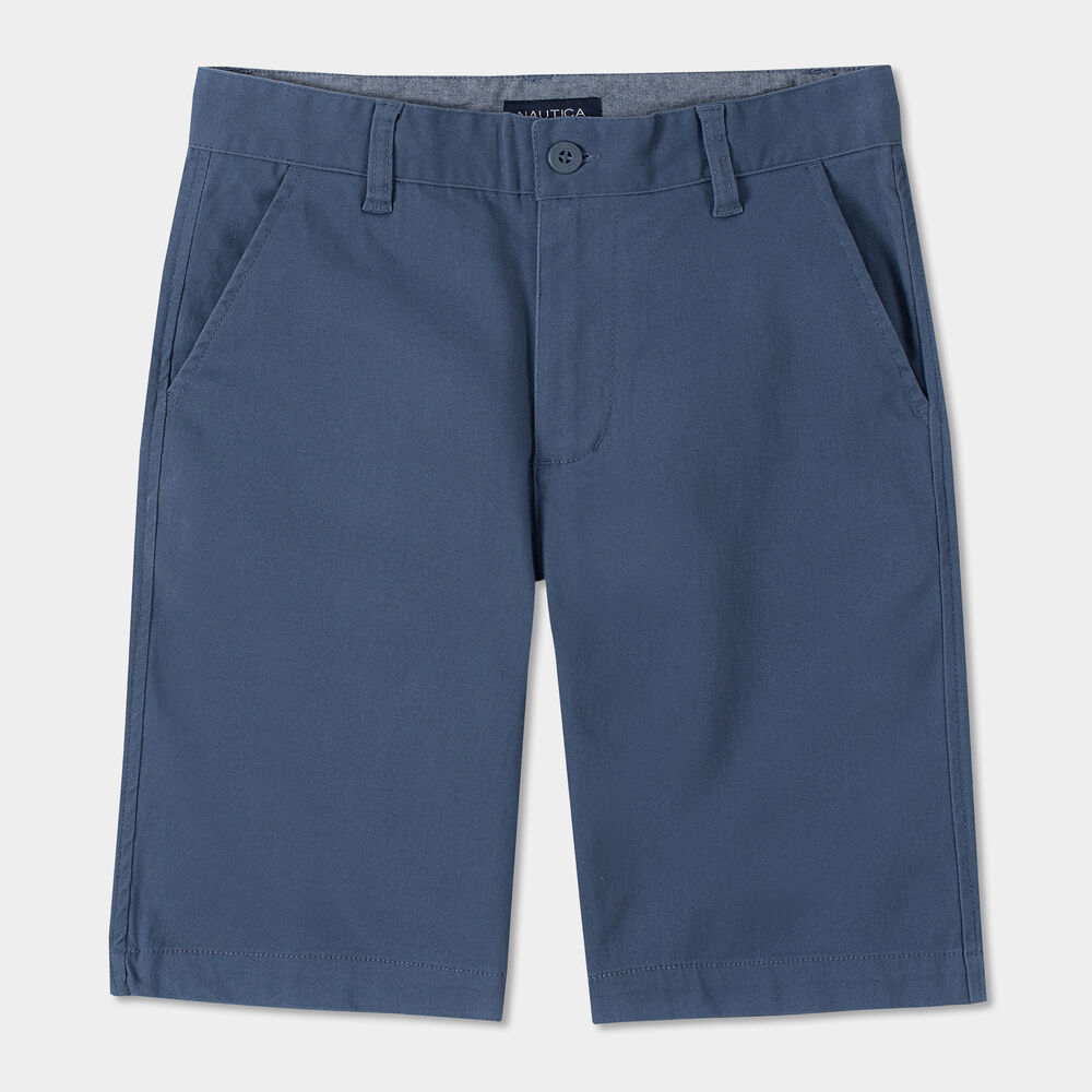 TODDLER BOYS' PERFORMANCE STRETCH TWILL SHORT (2T-4T),Bolt Blue,large
