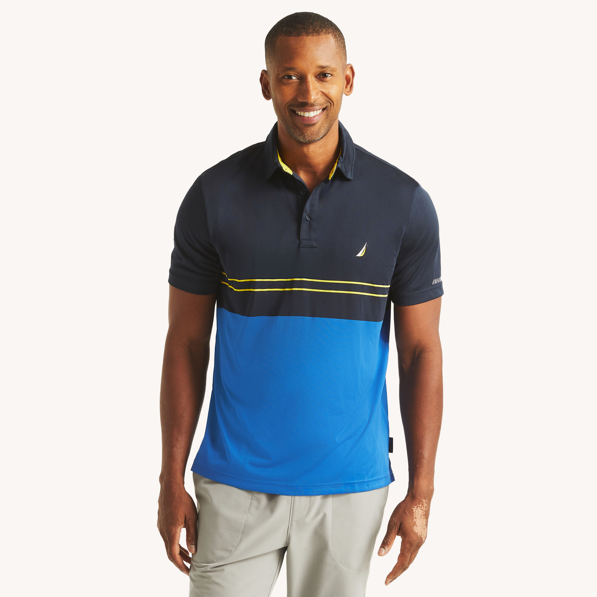 Navtech Classic Fit Polo,Bolt Blue,large