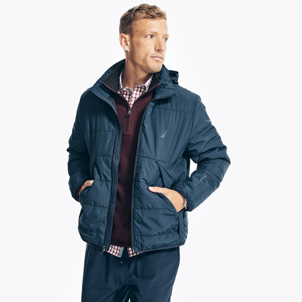 NAVTECH PACKABLE JACKET,Navy,large