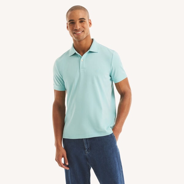 Slim Fit Interlock Deck Polo