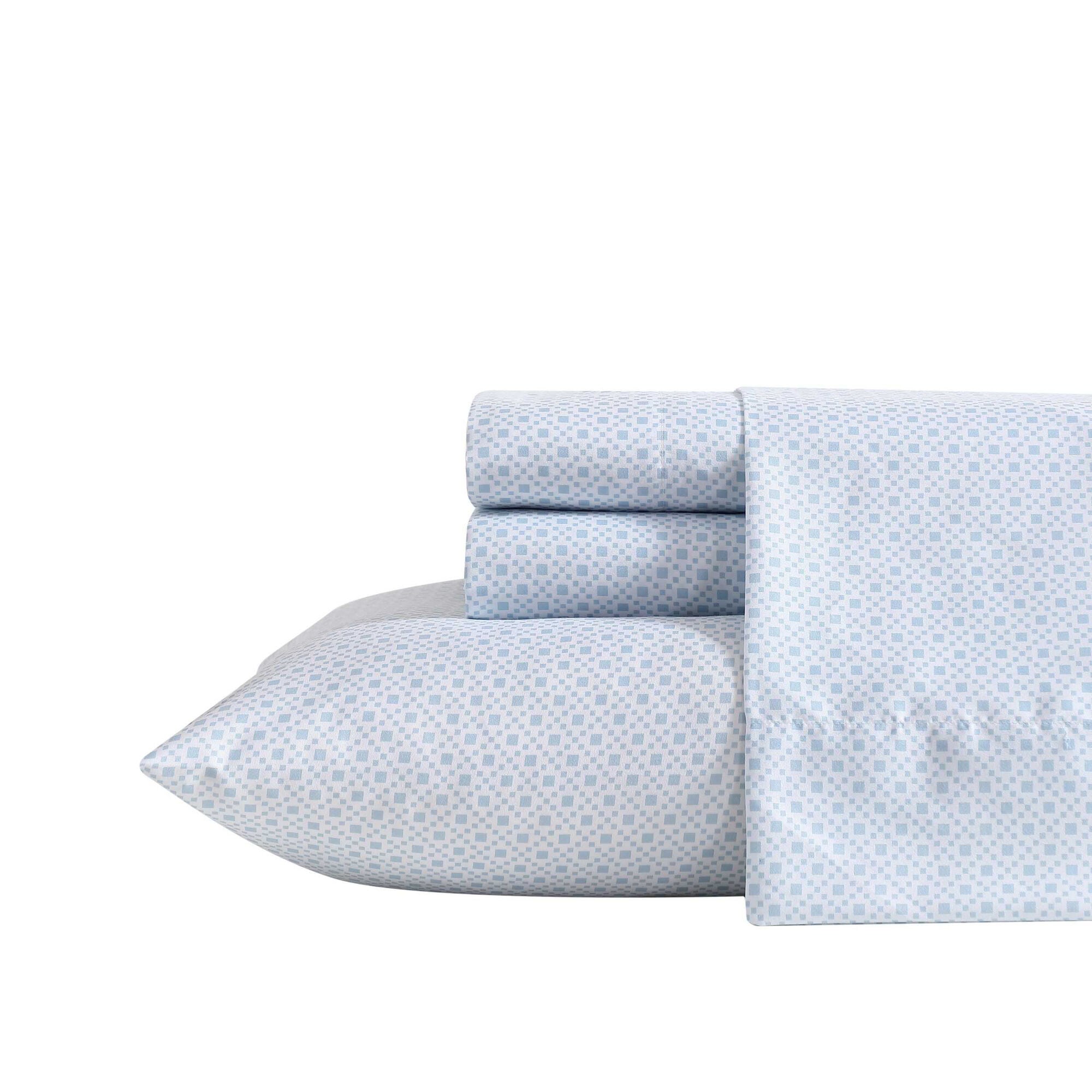 Annie Geo Blue Full Sheet Set,True Navy,large