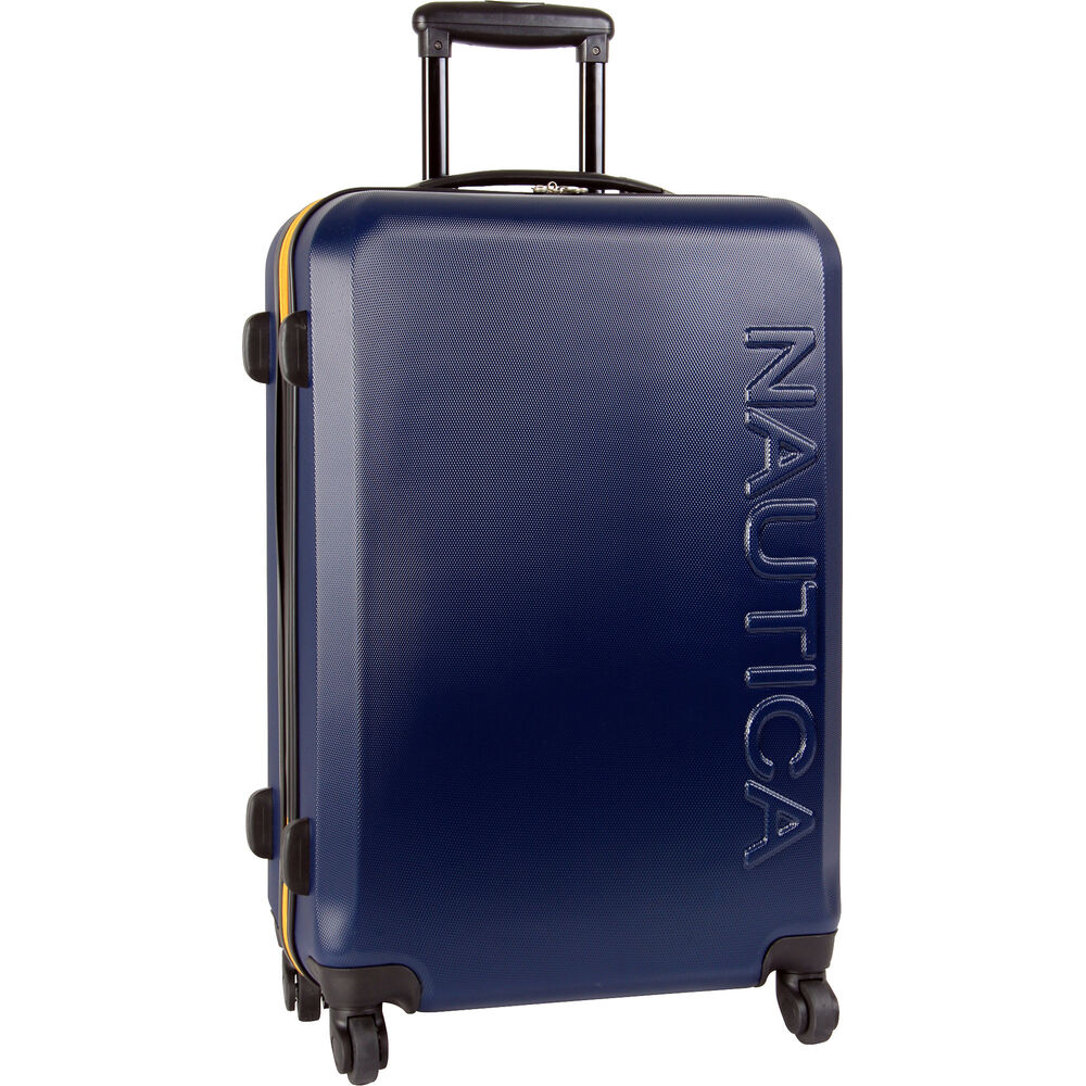Ahoy Hardside Rolling Luggage,Navy,large