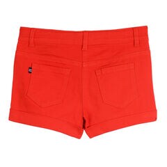 Girls' Stretch Twill Shorts,Pink Shrimp,large