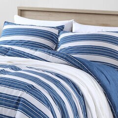 STRIPED COMFORTER-SHAM SET,Multi,large