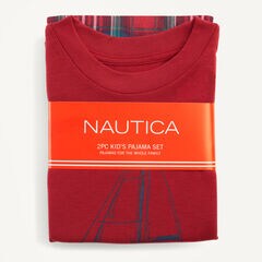Kid's Family Plaid Pajama Set ,Lotus,large