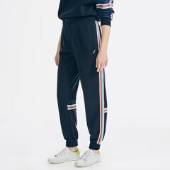 FLEECE SIDE-STRIPE SWEATPANT,Navy,large