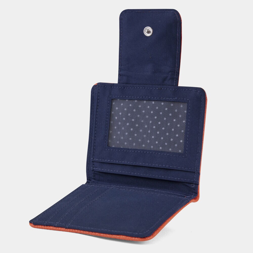 LOGO SNAP CARD CASE,Orange,large