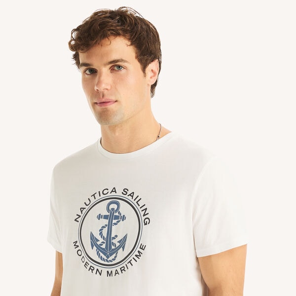 Modern Maritime Graphic T-Shirt