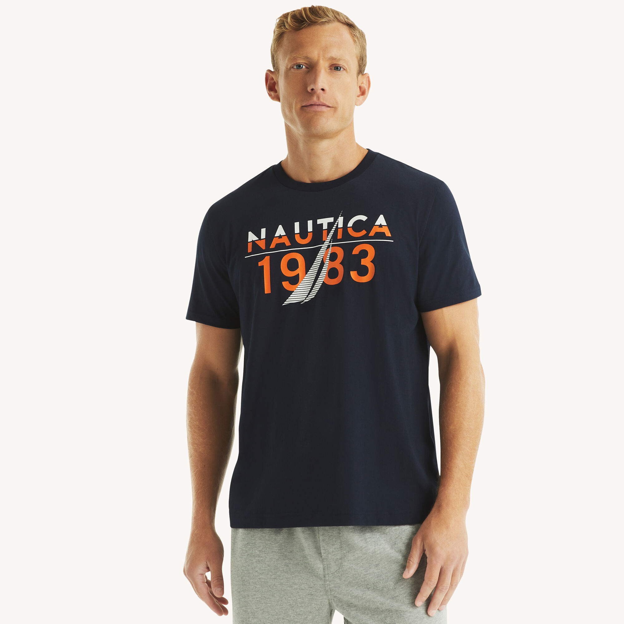 Nautica 1983 LOGO GRAPHIC SLEEP TSHIRT ST20236203707