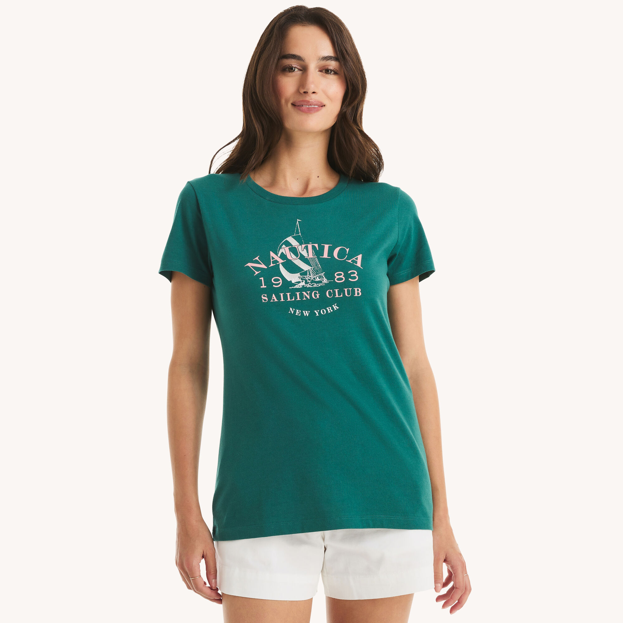Foil Sailing Club Graphic T-Shirt,Cactus,large