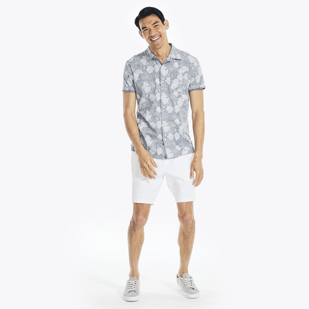 PRINTED HARBOR SHIRT,Ensign Blue,large