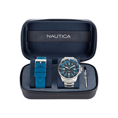 Koh May Bay Stainless Steel And Silicone Watch Box Set,Multi,large