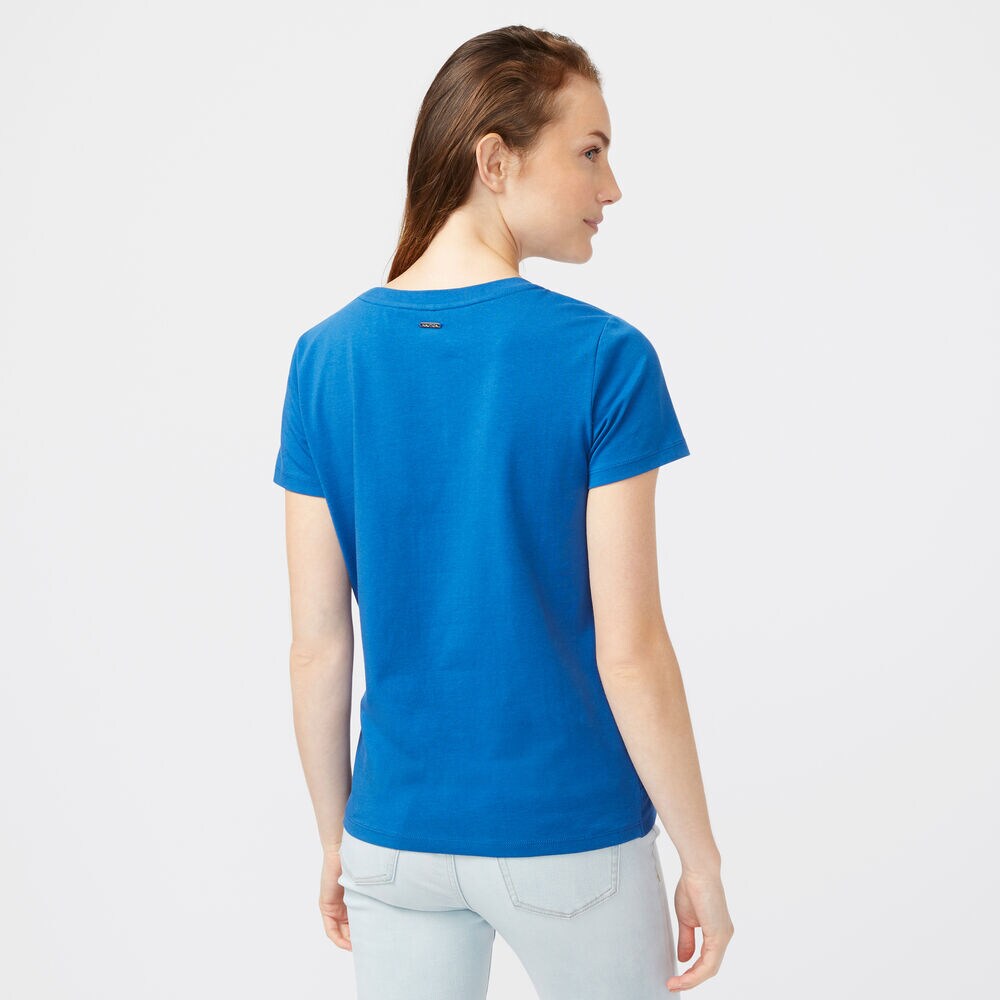 SIDE KNOT JERSEY TOP,Windsurf Blue,large