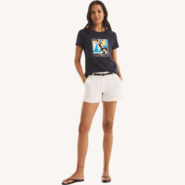 Art Deco Foil Graphic T-Shirt