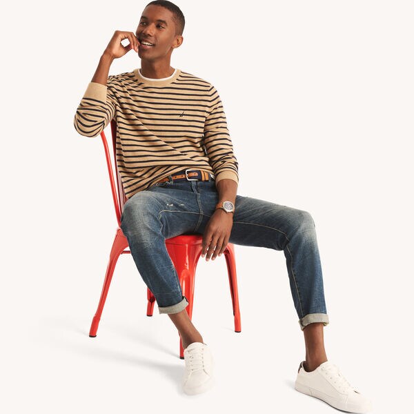 Navtech Striped Crewneck Sweater