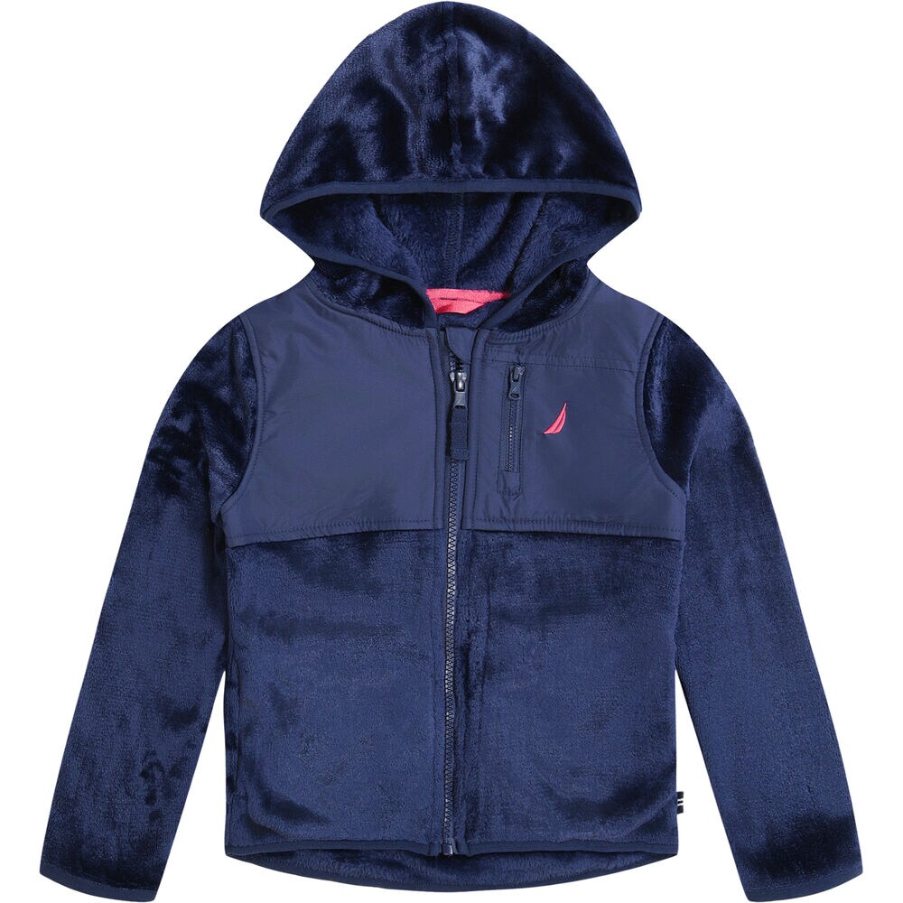 Girls' Nautex Full-Zip Hoodie (7-16),Navy,large