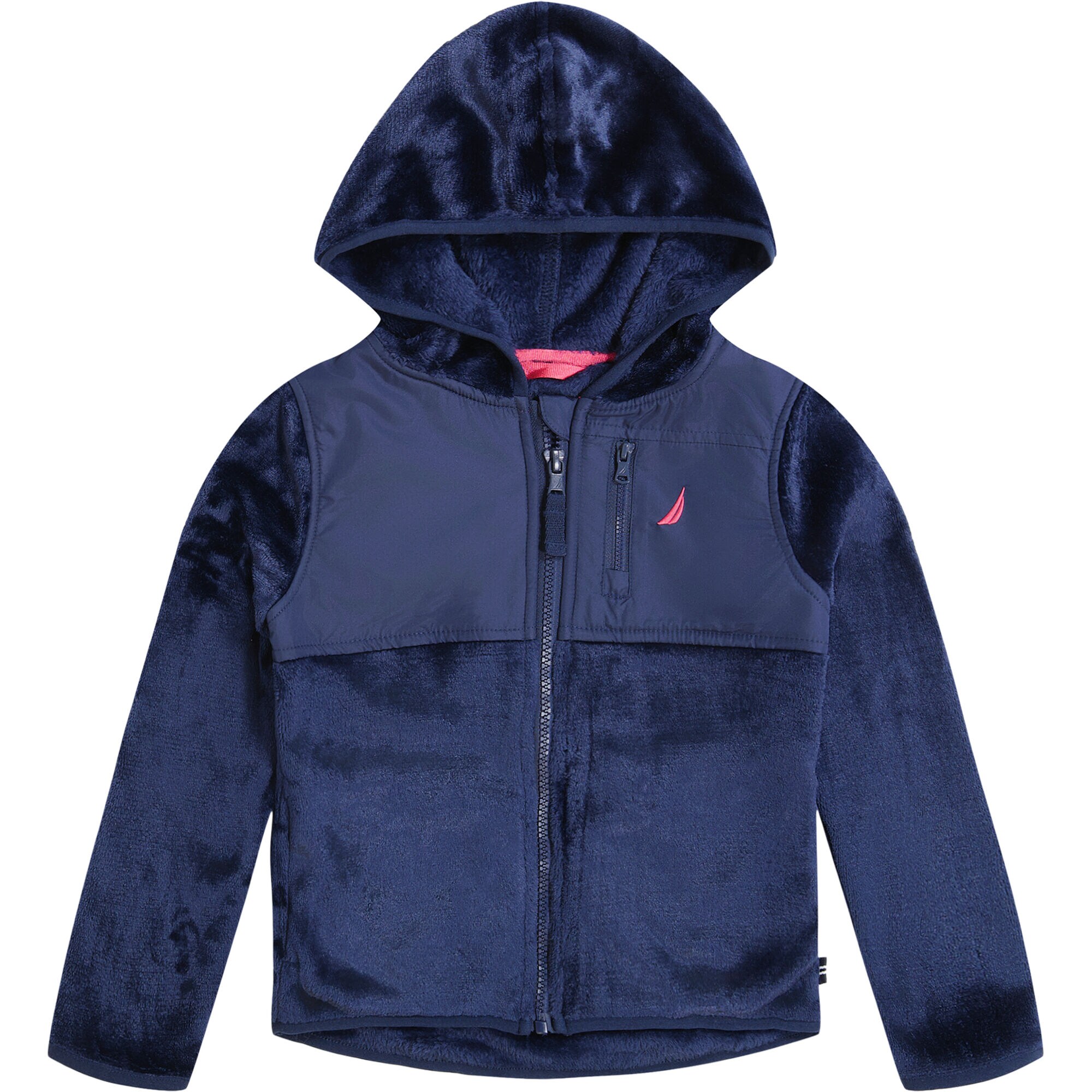 Girls' Nautex Full-Zip Hoodie (7-16),Navy,large