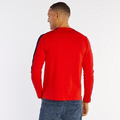 Competition Long Sleeve Crewneck T-Shirt,Firey Red,large